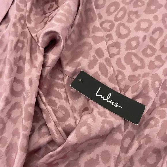 Lulus untamed Dame satin leopard jumpsuit - Picture 6 of 13